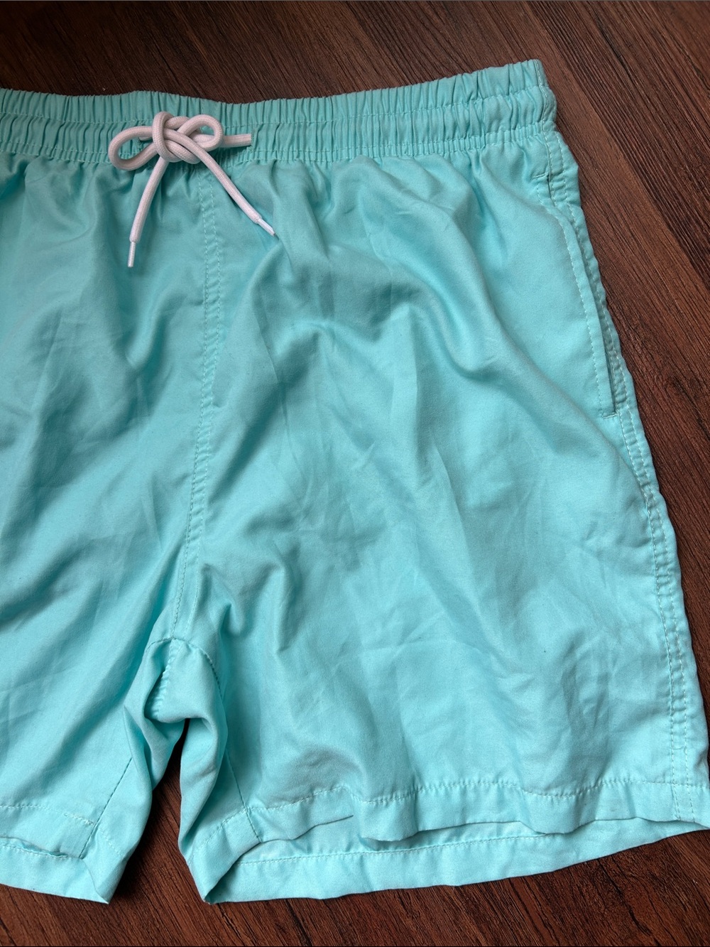 SHEIN turquoise size xl swim trunks - Picture 3 of 5